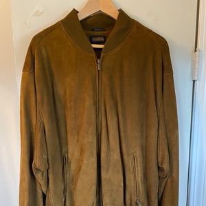 Male XL Coach Suede Jacket